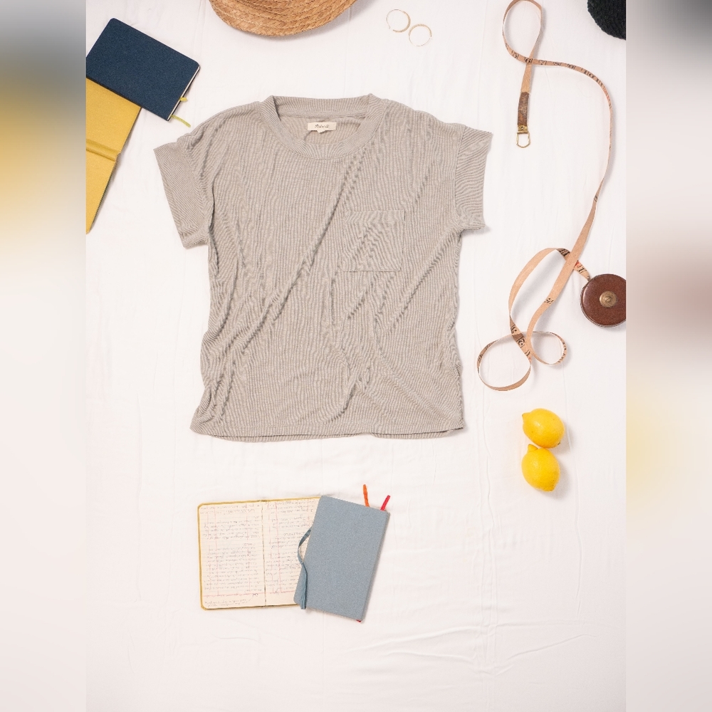 Madewell Sage Green Knit Tee